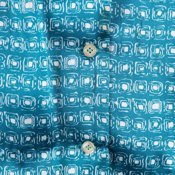 Vintage custom made green pajamas size M/L - Picture 3 of 8